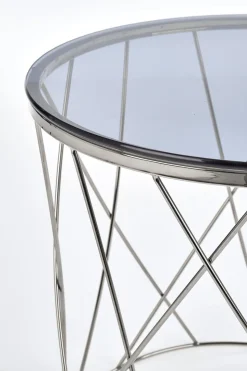 Stolik kawowy Borda chrom, szkło -