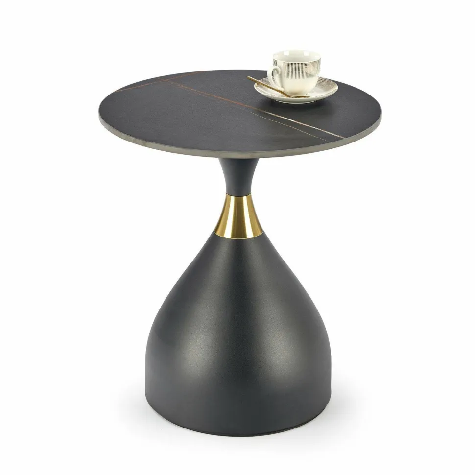 Stolik kawowy Cherka czarny marmur /