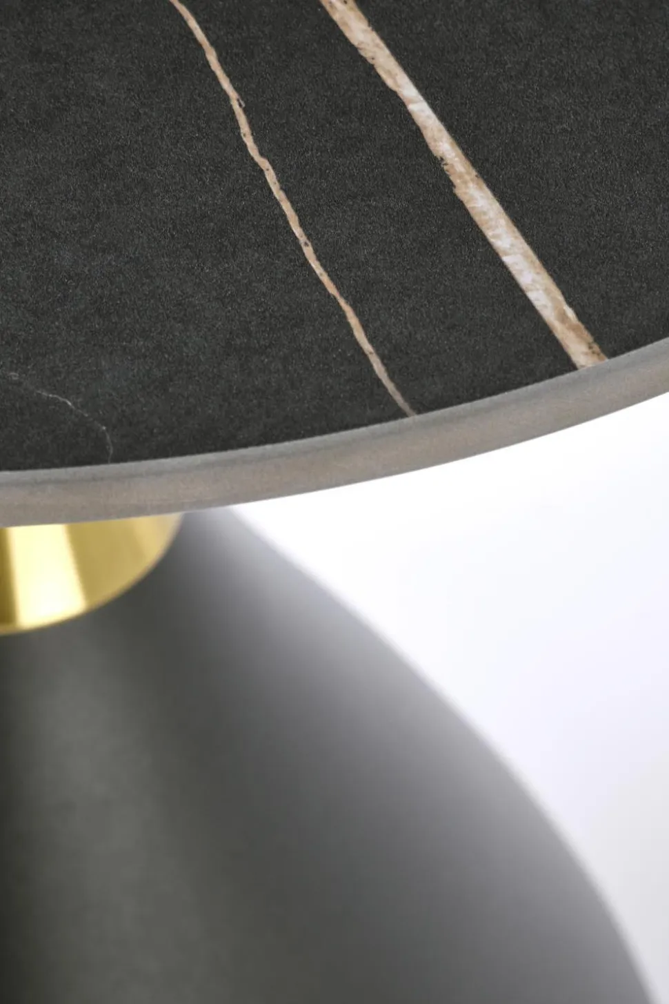 Stolik kawowy Cherka czarny marmur /