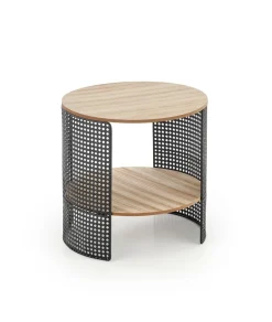 Stolik kawowy Collo naturalny/czarny