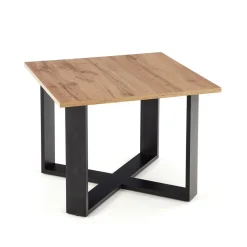 Stolik kawowy Cross dąb wotan/czarny