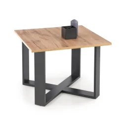 Stolik kawowy Cross dąb wotan/czarny