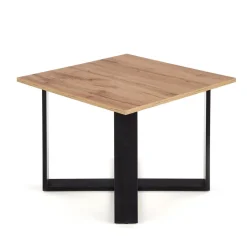 Stolik kawowy Cross dąb wotan/czarny