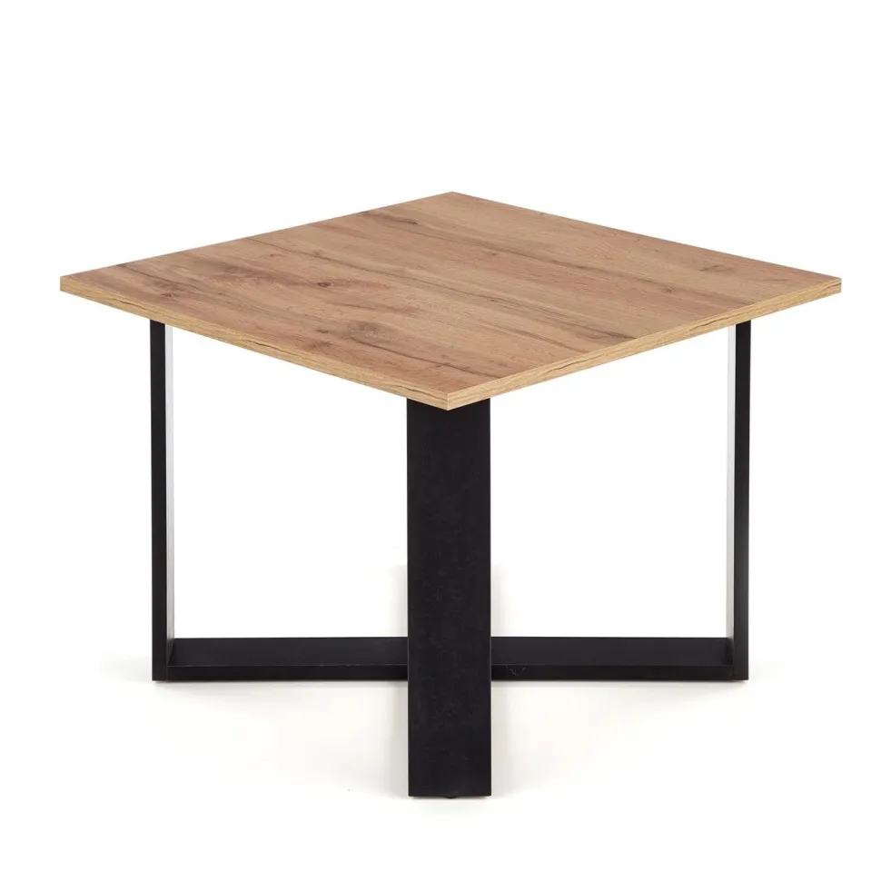 Stolik kawowy Cross dąb wotan/czarny