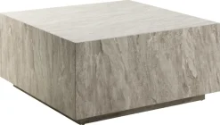 Stolik kawowy Dice 90x90cm marmur szary