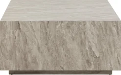 Stolik kawowy Dice 90x90cm marmur szary