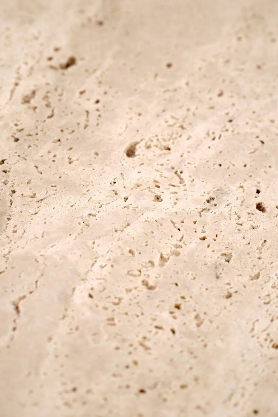 Stolik kawowy Epkos wysoki trawertyn/biały