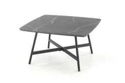 Stolik kawowy Farra szary marmur/czarny
