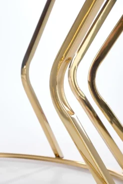 Stolik kawowy Finea L lustro / złoty