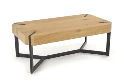 Stolik kawowy Frada dąb złoty/ czarny