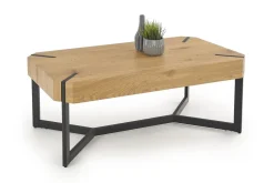 Stolik kawowy Frada dąb złoty/ czarny