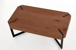 Stolik kawowy Frada orzechowy/czarny