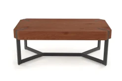 Stolik kawowy Frada orzechowy/czarny
