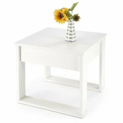 Stolik kawowy Halk S biały