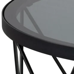 Stolik kawowy Halstow czarny