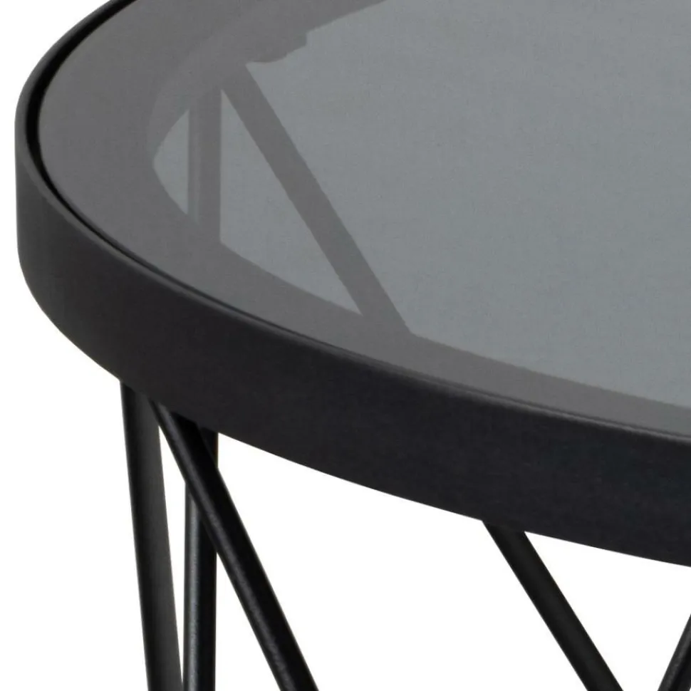 Stolik kawowy Halstow czarny