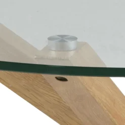 Stolik kawowy Heaven szkło/naturalny