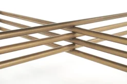 Stolik kawowy Izella złoty, czarny