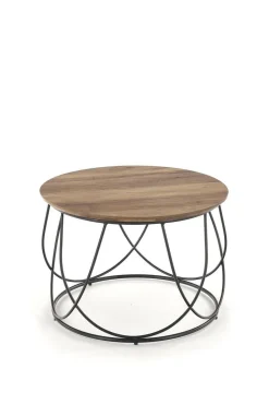 Stolik kawowy Jenna czarny/ orzechowy