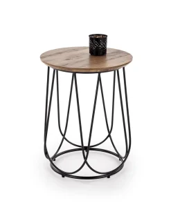 Stolik kawowy Jenna S czarny/orzechowy