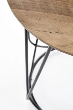 Stolik kawowy Jenna S czarny/orzechowy