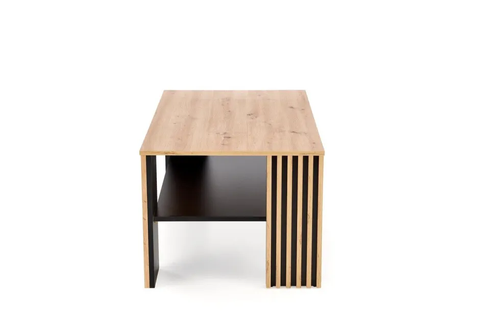 Stolik kawowy Kirsten dąb artisan/czarny
