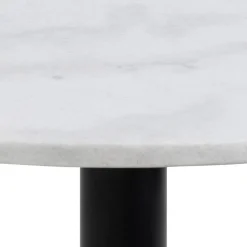 Stolik kawowy Lahti biały marmur/ czarny
