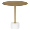 Stolik kawowy Lecco 51cm złoty
