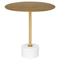 Stolik kawowy Lecco 51cm złoty