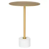 Stolik kawowy Lecco złoty