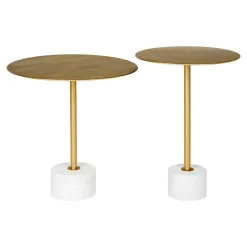 Stolik kawowy Lecco złoty