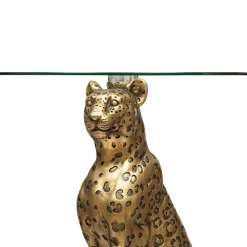 Stolik kawowy Leopard złoty