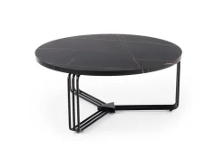 Stolik kawowy Lintica L czarny marmur/