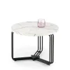 Stolik kawowy Lintica M biały marmur/