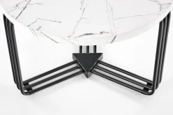 Stolik kawowy Lintica M biały marmur/