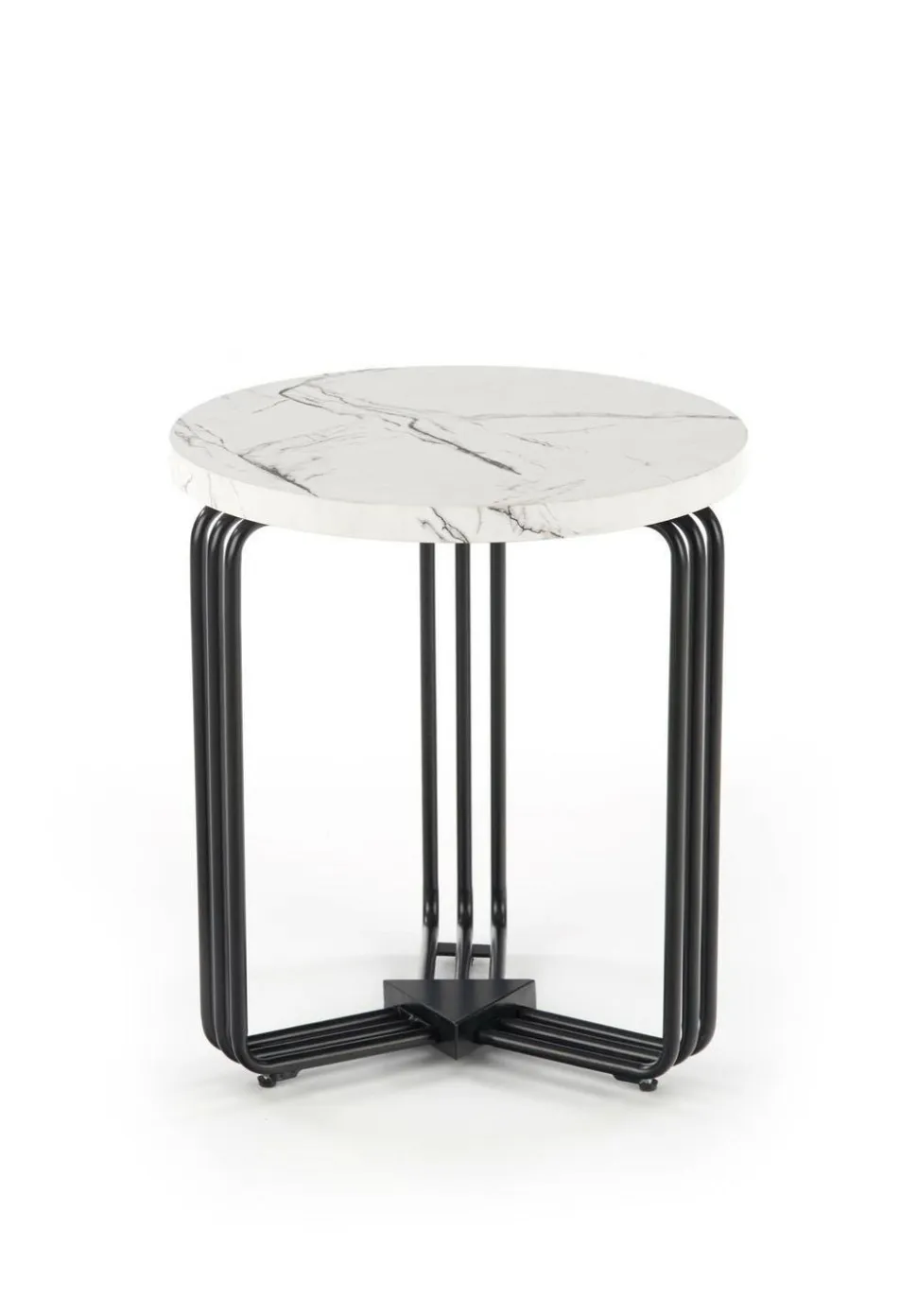 Stolik kawowy Lintica S biały marmur/