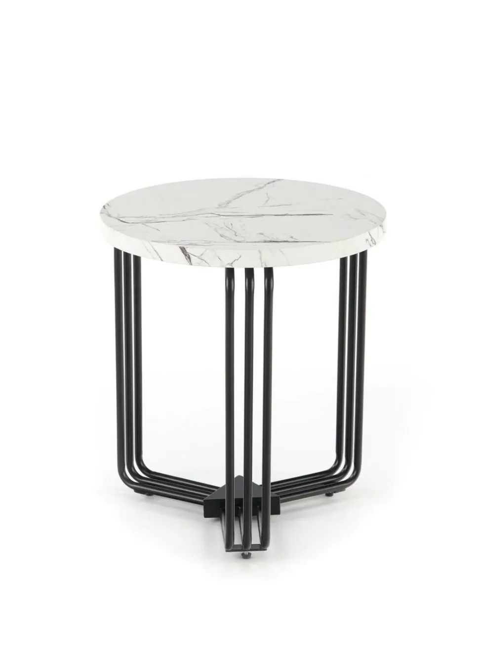 Stolik kawowy Lintica S biały marmur/