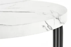 Stolik kawowy Lintica S biały marmur/