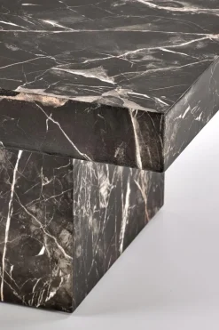 Stolik kawowy Liton czarny marmur