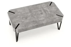 Stolik kawowy Lofty beton / czarny