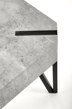 Stolik kawowy Lofty beton / czarny