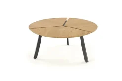 Stolik kawowy Louza czarny/ dąb złoty