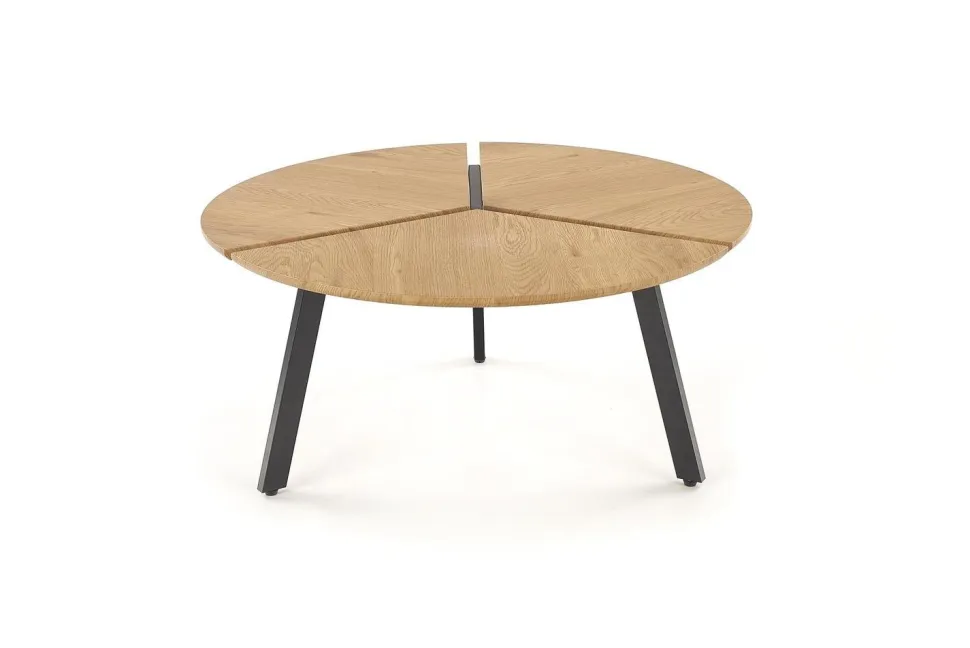 Stolik kawowy Louza czarny/ dąb złoty