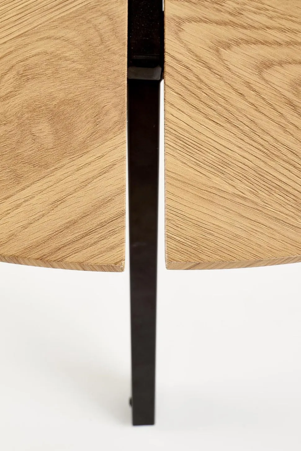 Stolik kawowy Louza czarny/ dąb złoty