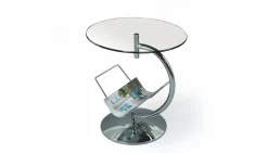 Stolik kawowy Mala chrom szkło czyste