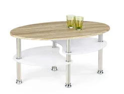 Stolik kawowy Medea dąb sonoma/ biały