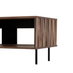 Stolik kawowy Miri orzechowy/czarny