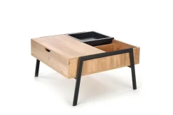 Stolik kawowy Mobis naturalny/ czarny