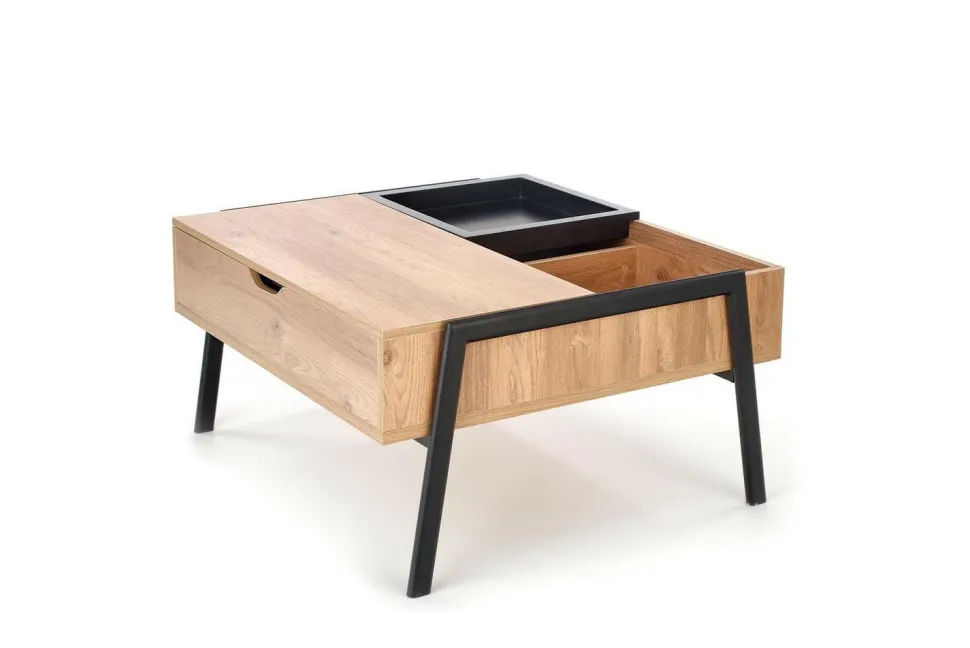 Stolik kawowy Mobis naturalny/ czarny