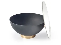 Stolik kawowy Moonshine L biały marmur/